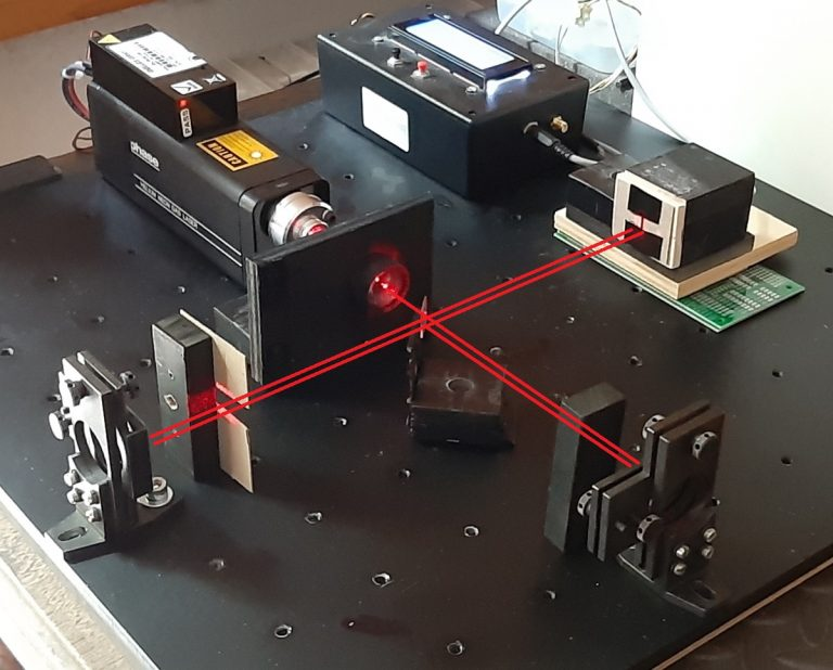 Interferometer used in Michelson-Morley experiment